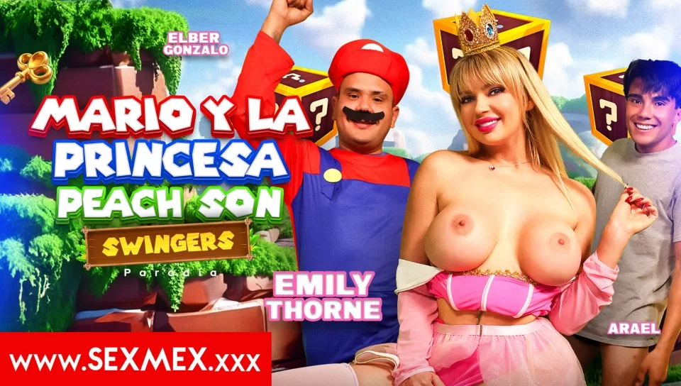 MARIO AND PRINCESS PEACH ARE SWINGERS